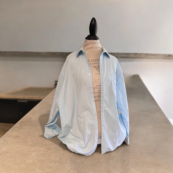 Calvin Klein Men’s button down XL Regular Fit Baby Blue gingham - Picture 13 of 16